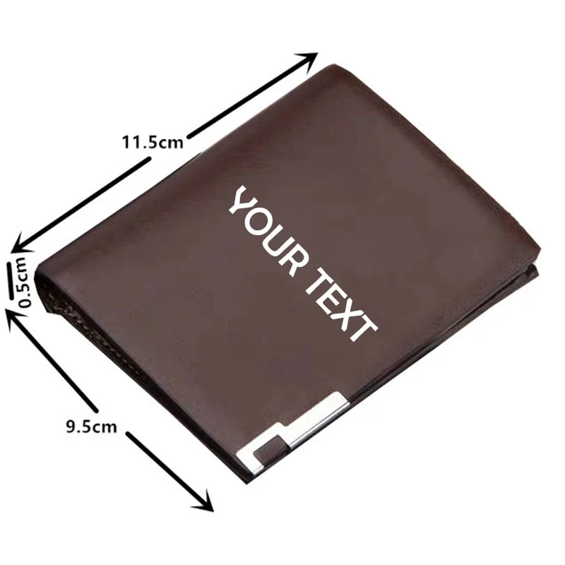 Персонализированный кошелек Для мужчин из искусственной кожи индивидуально