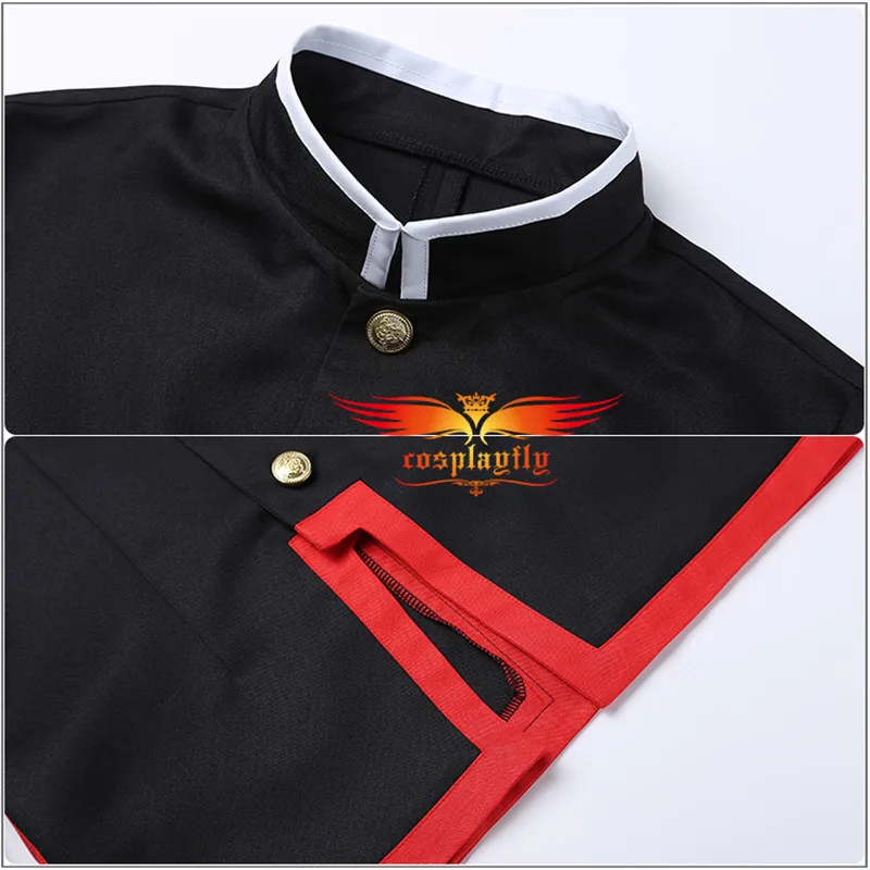 

Anime Toilet-Bound Hanako-kun Hanako Kun Cosplay Costume Asian S-XXL Adult Men Uniform with Cloak Clothing Top Jacket in stock