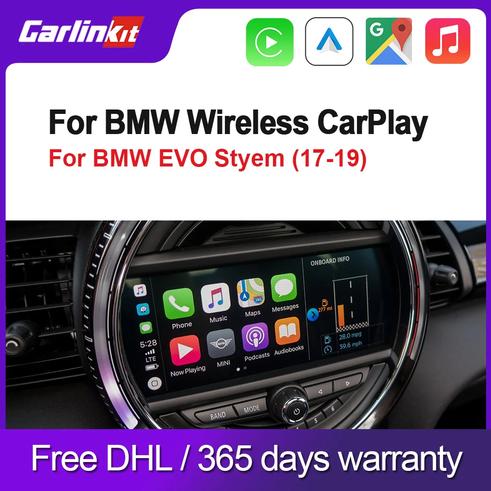 

Carlinkit Decoder 2.0 For BMW Mini Cooper F54 F55 F56 F60 2014-2019 EVO System CarPlay Android Auto Multimedia Wireless Mirror