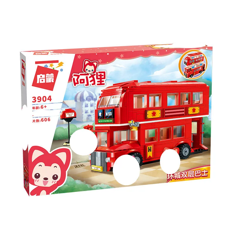 2019 просвечивающий Али карусель из мультфильма город совместимый Строительный