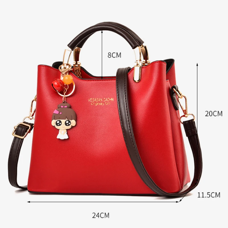 

2021 New Fashion Wild Comfortable Soft Leather Luxury Design Bucket Bag Shoulder Ladies Portable Messenger Bag Women Bags