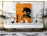 Marble combination of TV cabinet