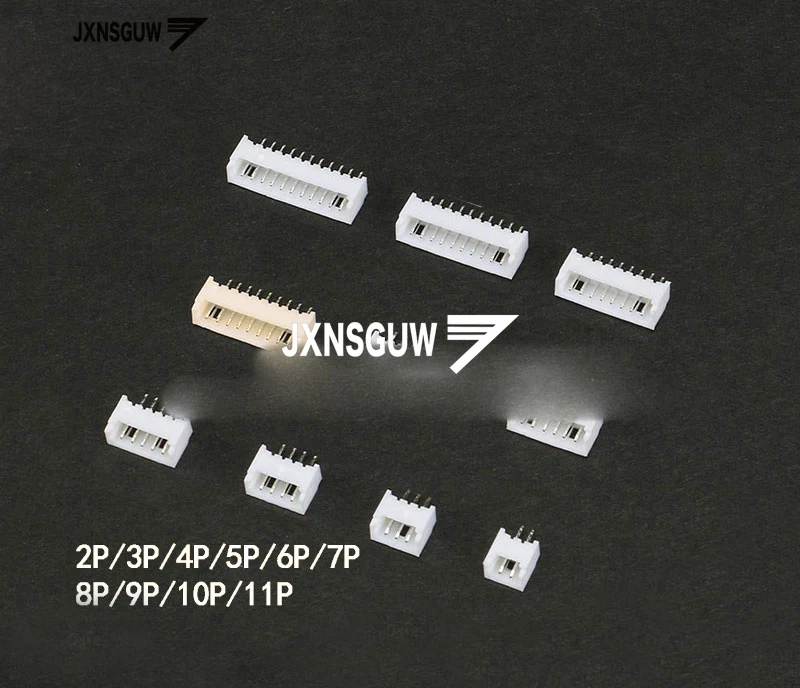

50PCS Straight needle 1.25mm spacing Connector 2P 3P 4P 5P 6P 7P 8P 9P 10P 11P