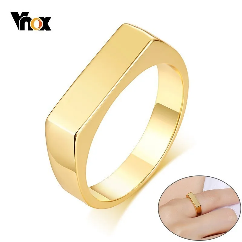 Vnox уникальные золотистого цвета кольца для женщин Геометрический стиль шип