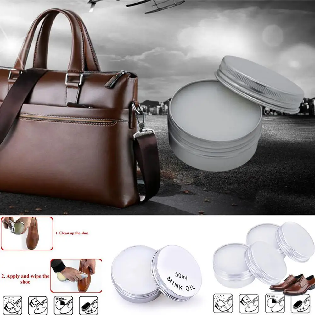 

Leather Repair Pure Mink For-Leather Bag Shoes Maintenance Grease Gel Car Seat Maintenance Sofa Care Cleaner Polishing Repair