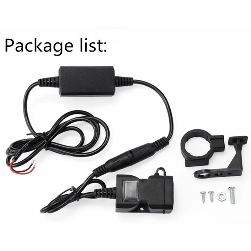 Мотоциклетный руль автомобильное быстрое зарядное устройство gps навигатор для