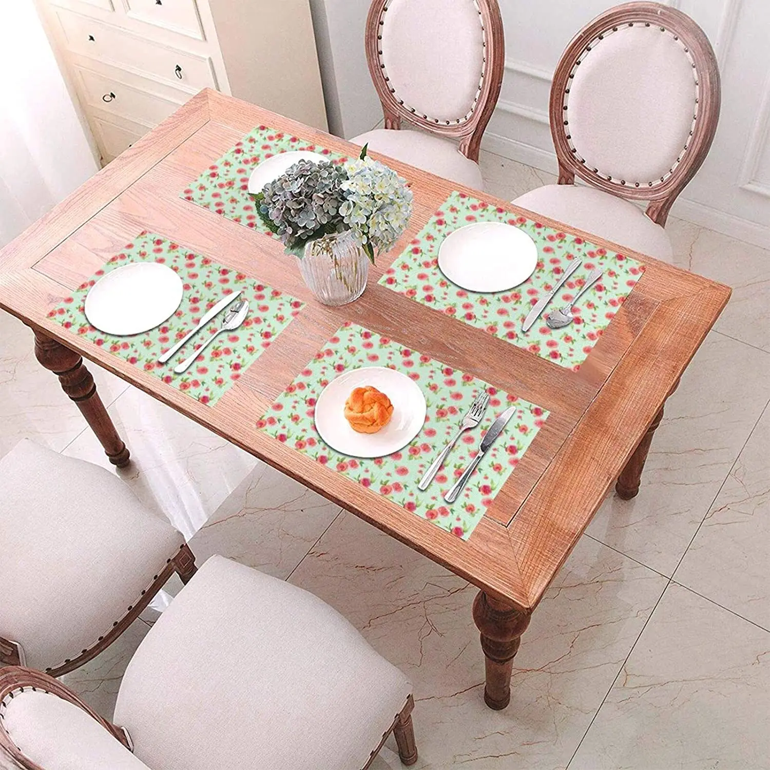 

4-piece PVC placemat setkitchen accessories, Placemat table,kitchen gadget sets,Coasters,Mat,Gadgets for kitchen