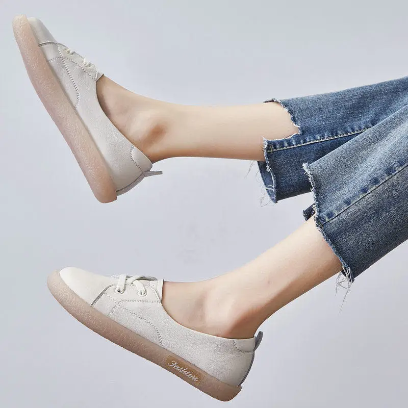 Женские туфли на плоской подошве Коллекция 2020 года Тонкие Туфли оксфорды