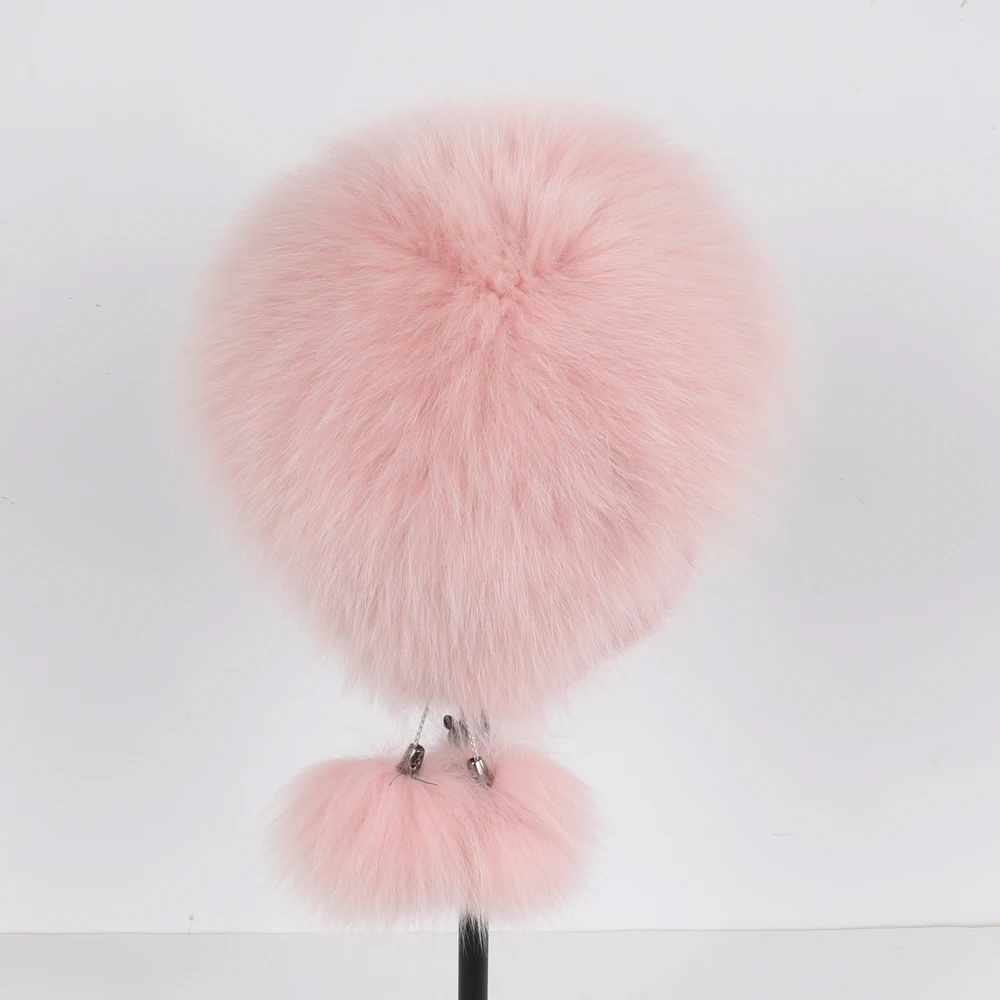 Женская зимняя шапка из натурального меха норки | Аксессуары для одежды