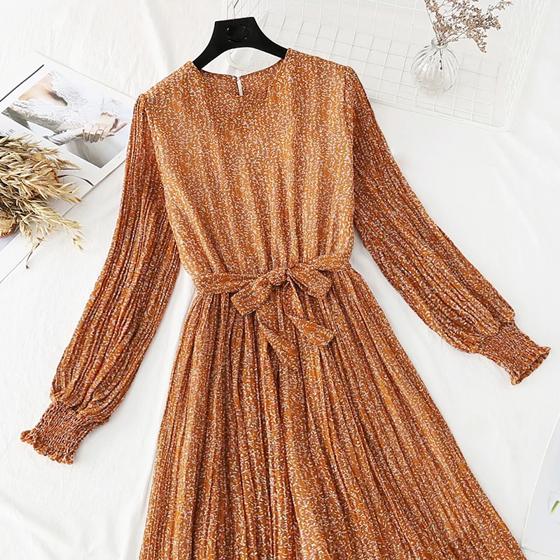 Шифоновое женское платье в стиле ретро женские весенне-летние платья новое