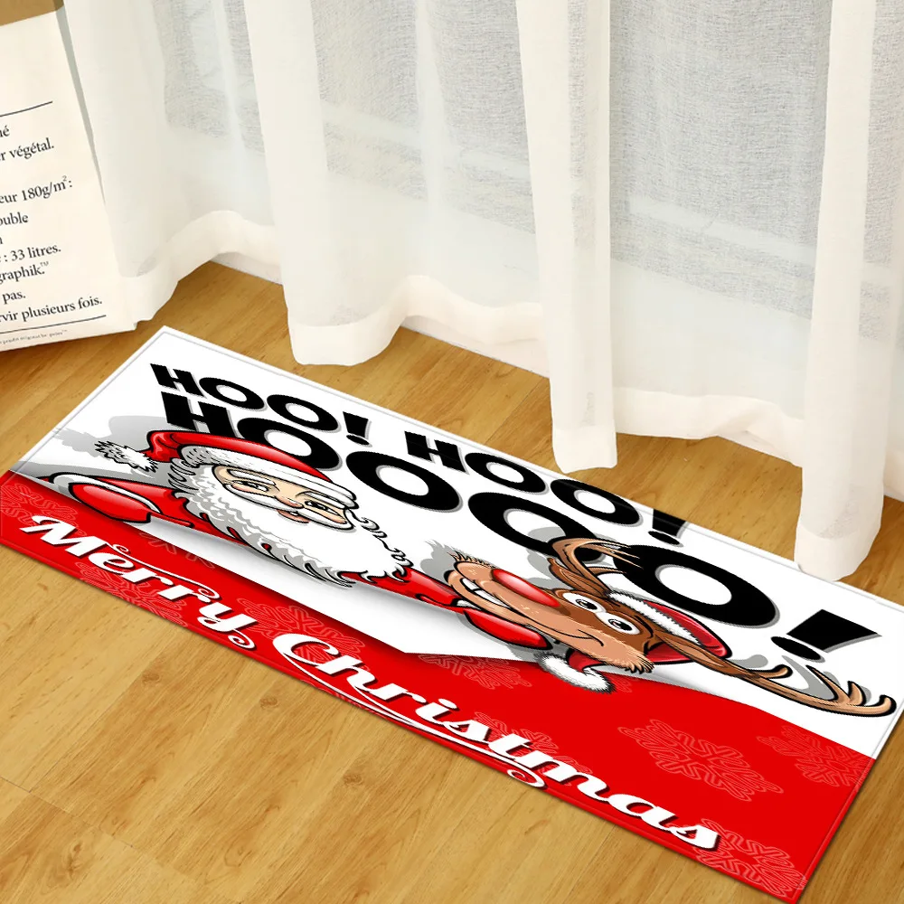 Коврик для кухни Придверный коврик Рождественское украшение дома искусственные