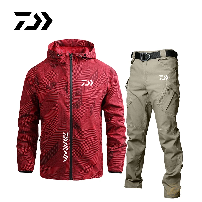 

Daiwa Men's Autumn Winter Waterproof Fishing Clothes Windproof High Quality Mountaineering Fishing Suits Cycling Sport Jacket