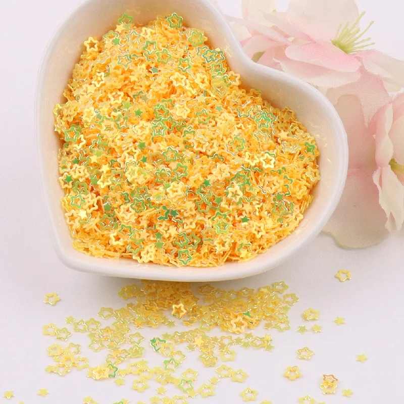 4 мм полые сливы блестки микс сверкающие мгновенной проявки Macaroon блестящее