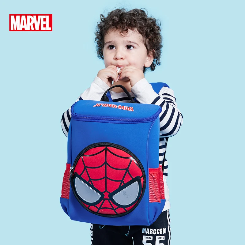 Authentic Authorized Disney Marvel Childrens Schoolbag Kindergarten Boy Captain America Baby Backpack Spiderman Backpack