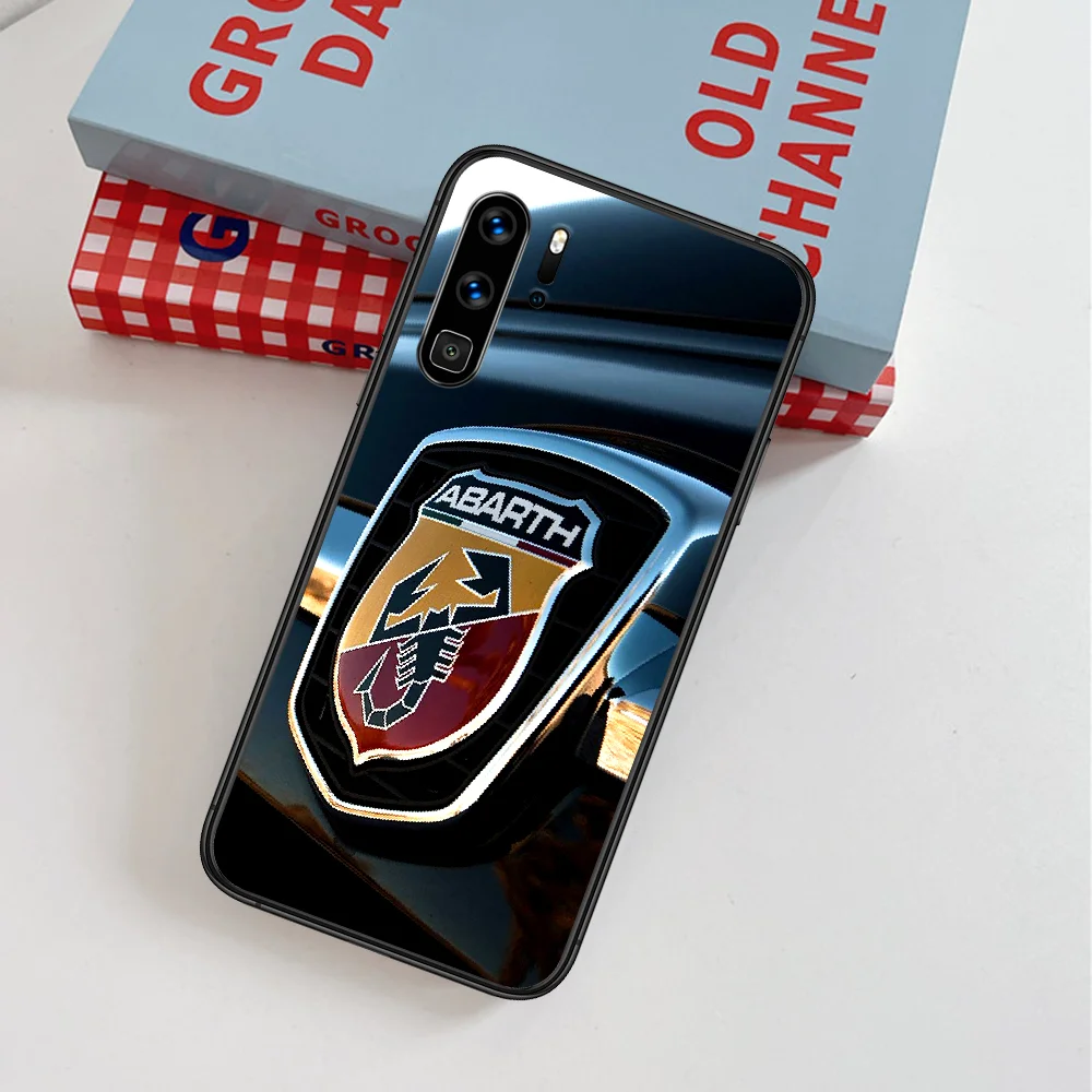 

Karl Abarth Sport Car Cool Phone Case For Huawei P Mate Smart 10 20 30 40 Lite Z 2019 Pro black Prime Tpu Back Silicone Etui