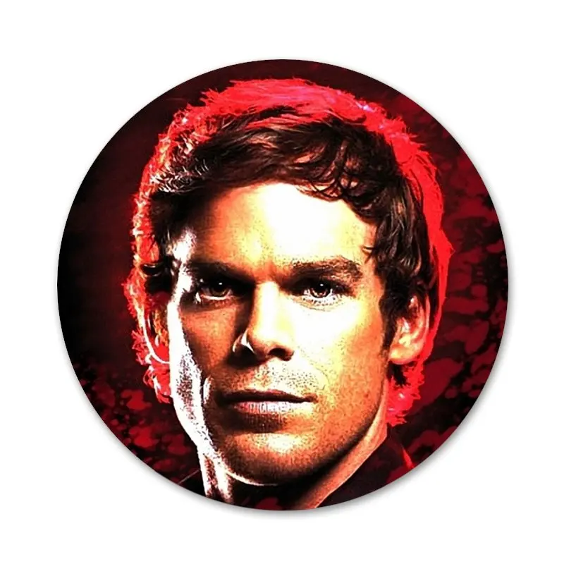 Металлические значки диаметром 58 мм для Dexter мгана ТВ-шоу новые фотографий | Дом и