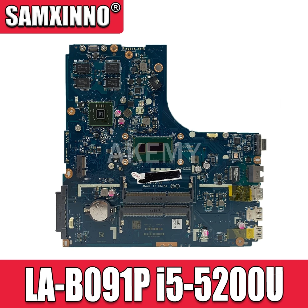 

Новая Mianboard для For Lenovo Ideapad B50-70 материнская плата для ноутбука ZIWB2/ZIWB3/ZIWE1 LA-B091P i5-5200U 2GB GPU