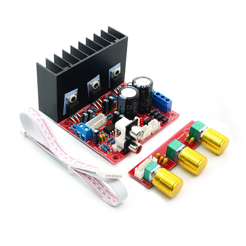 TDA2030A Fever HIFI сабвуфер 2 1 компьютер мощный 3-канальный усилитель мощности готовая