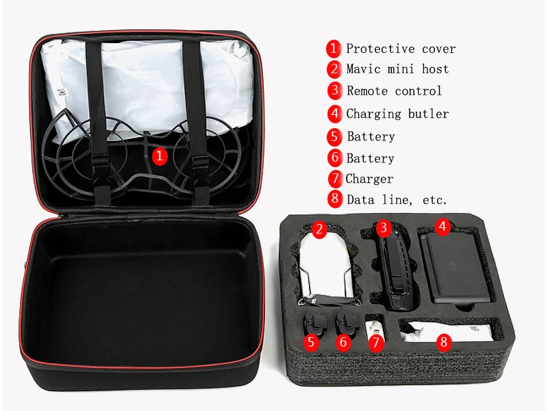 Водонепроницаемый чехол для переноски для DJI Mavic Mini сумка на плечо Защитная сумка для хранения дорожная сумка Mavic Mini Drone аксессуары