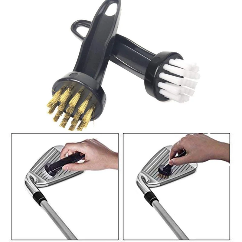 Набор инструментов для гольфа точилка и 2 Клубные щетки практичные чистые наборы