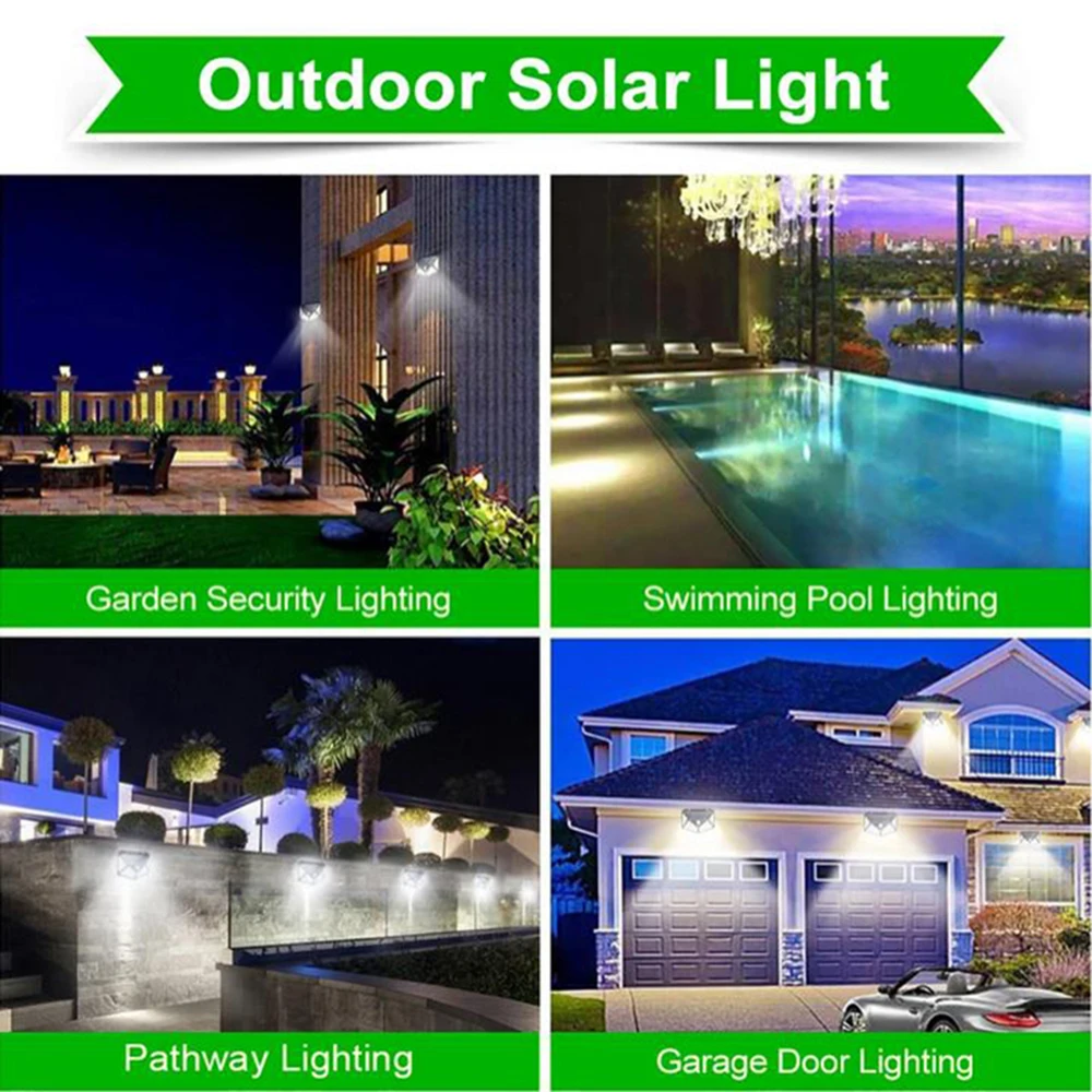 

Solar Light Outdoor Solar Lights 100 180 COB Powered By The Sun Waterproof Motion Sensor Garden Outdoor Decoration Solar Lamps