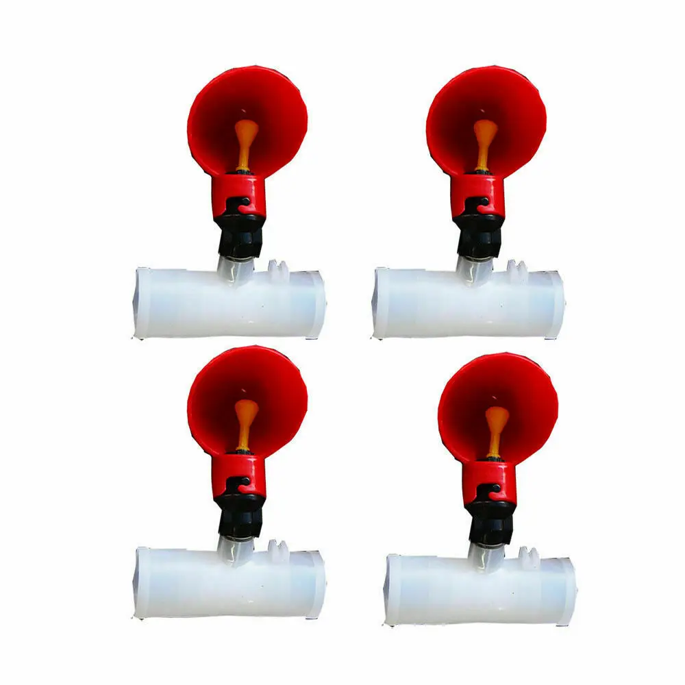 

Equipment Water feeders Accessory 4pcs Drinking Cups Plastic Fountains
