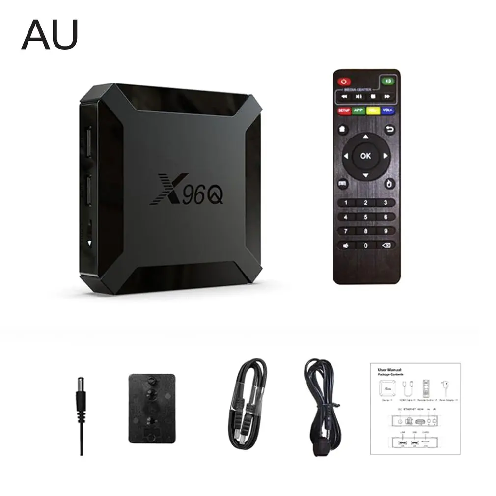 

X96Q H313 4K 60 Fps TV BOX 2.4G WIFI HDMI-compatible Smart TV BOX Network Set Top Box Player Support Security Digital Card