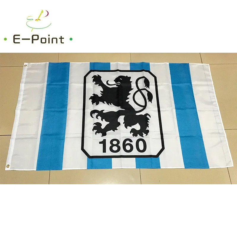 Германия TSV 1860 Munchen 3 фута * 5 футов (90*150 см) размер рождественские украшения для