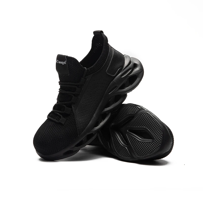 SMS Male Work Sneakers Toe Cap Work Safety Boot Comfort Men Boots Anti-puncture Safety Shoes Men Indestructible Shoes Work Boots