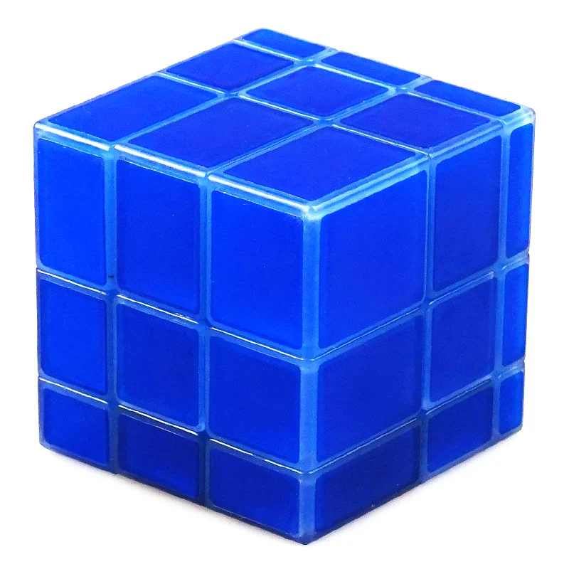 QiYi светящийся зеркальный куб 3x3x3 скоростная головоломка волшебная игрушка