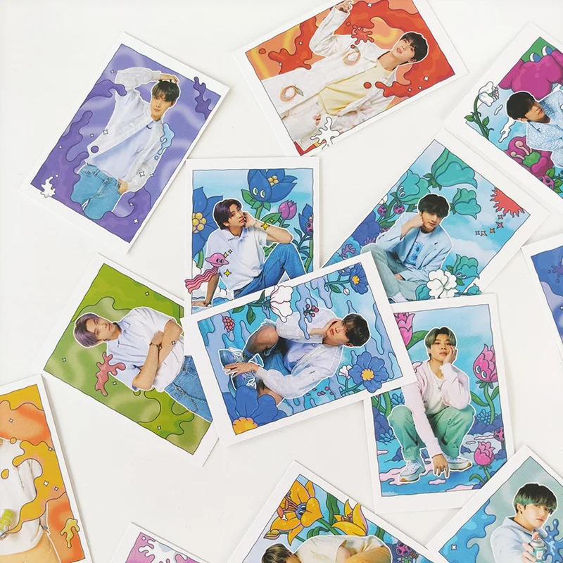 Оптовая продажа Kpop Bangtan Boys японская карта души: 7 корейские модные постеры для
