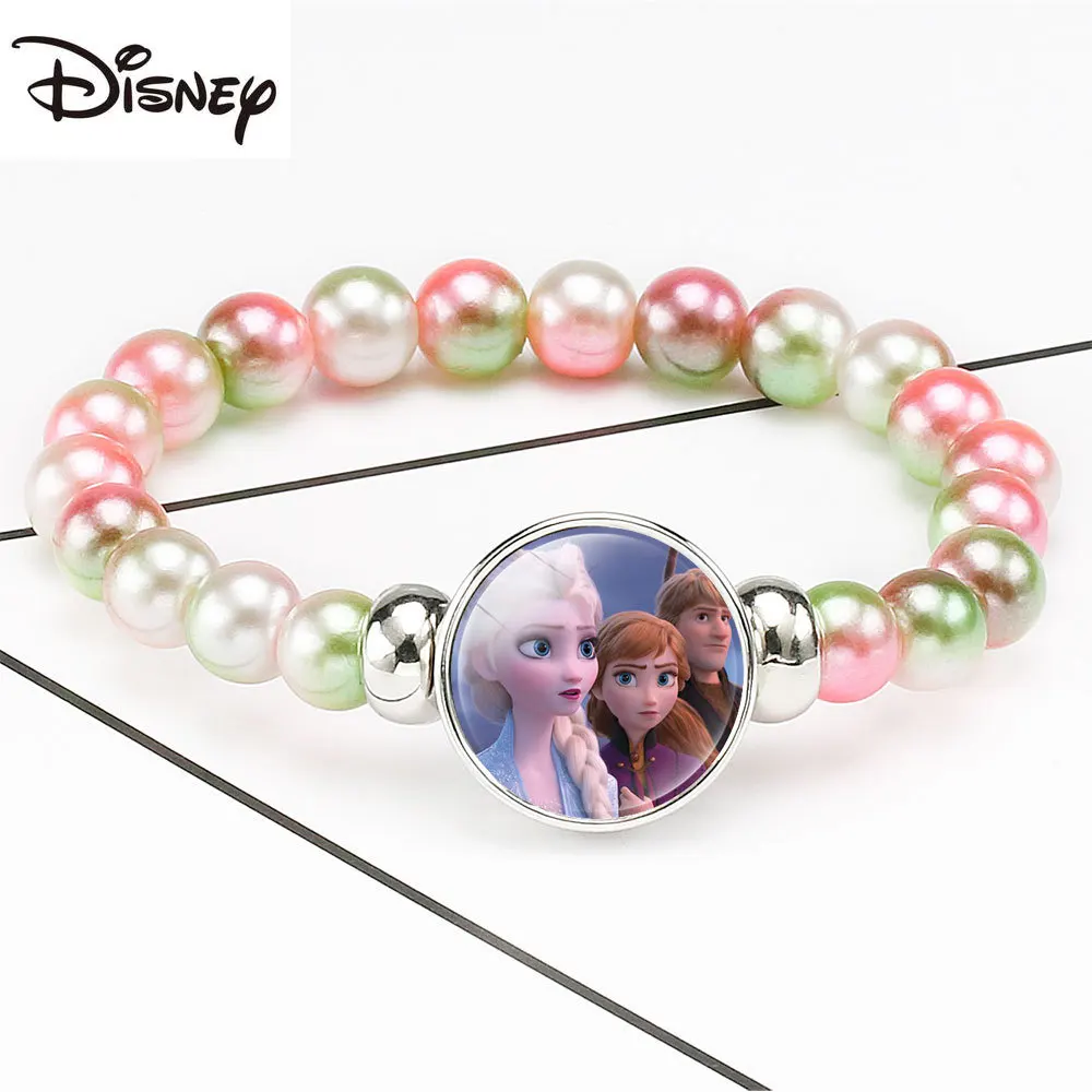 

Disney's New Frozen Princess Beaded Bracelet, Cute Children's Cartoon Decorative Bracelet, A Birthday Gift for Children