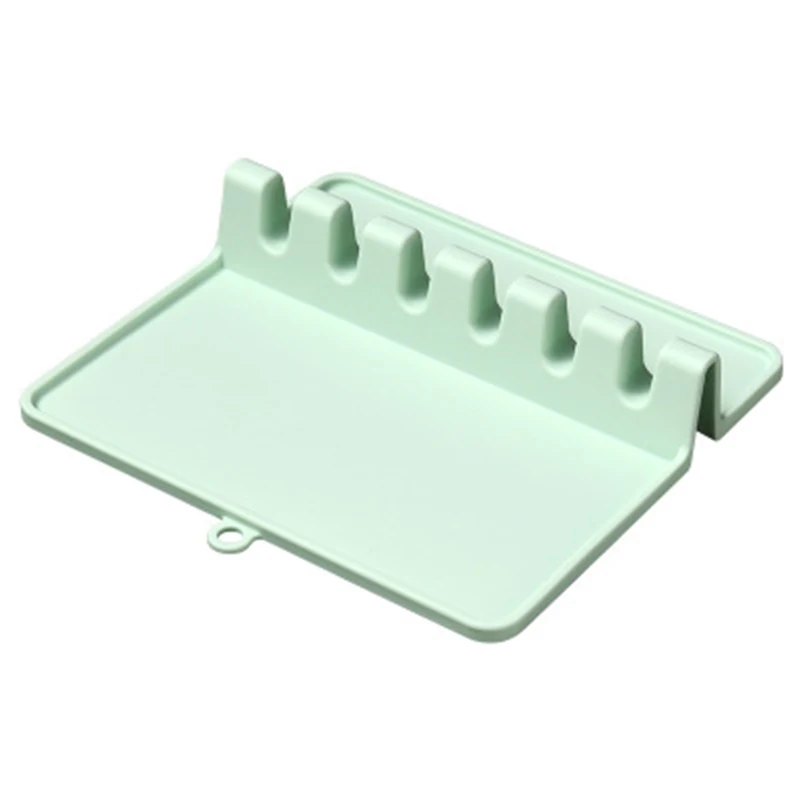 

Pan Pot Cover Lid Rack Multifunction Countertop Pot Lid Holder Kitchen Organizer Shelves Household Soup Spoon Rests Kitchen Tool