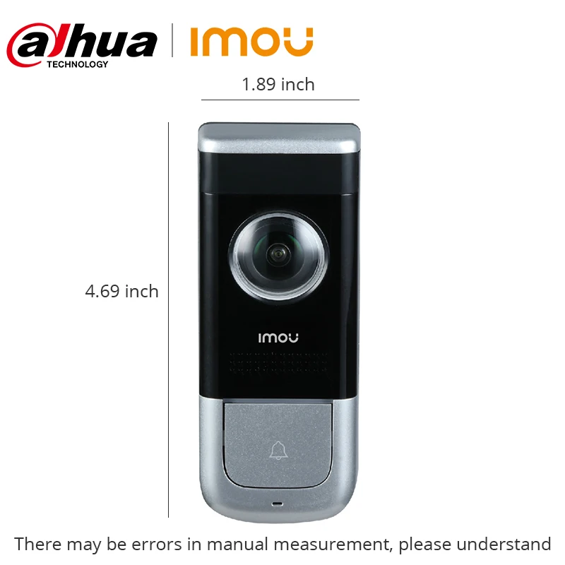 Dahua Imou проводной видео дверной звонок 1080P с PIR детектором ночного видения 140
