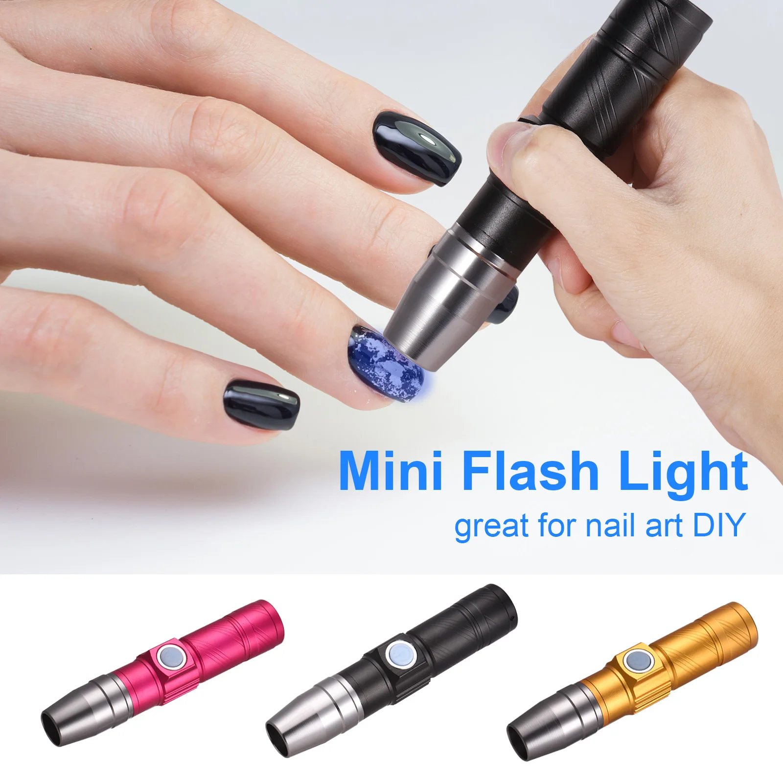 Лампа УФ/LED для сушки гель-лака миниатюсветильник ная переносная Сушилка ногтей