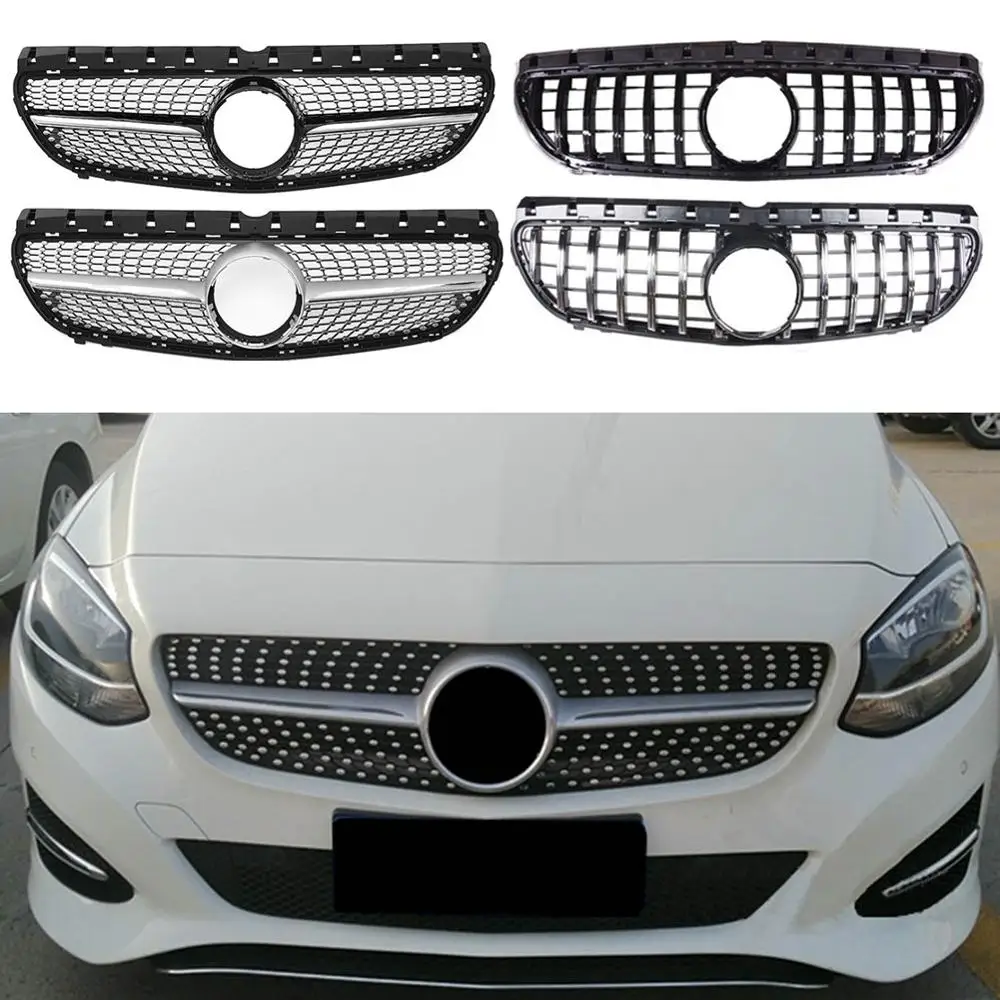 Передняя решетка для гонок передний бампер Mercedes Benz B Class W246 2015 2016 2017 2018 2019 GTR