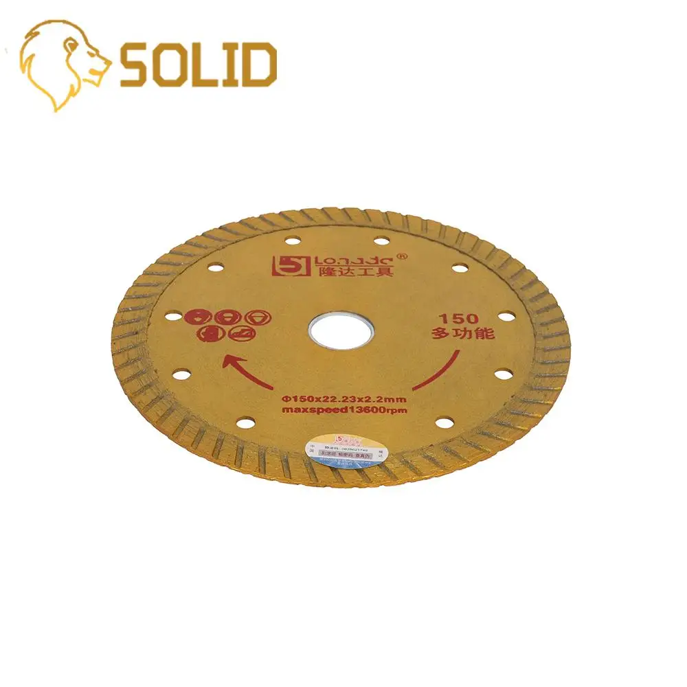 

6" Diamond Cutting Blade Disc 150x22.23x2.2mm Wheel Angle Grinder Tile Ceramic for Cutting Porcelain Ceramic Tile