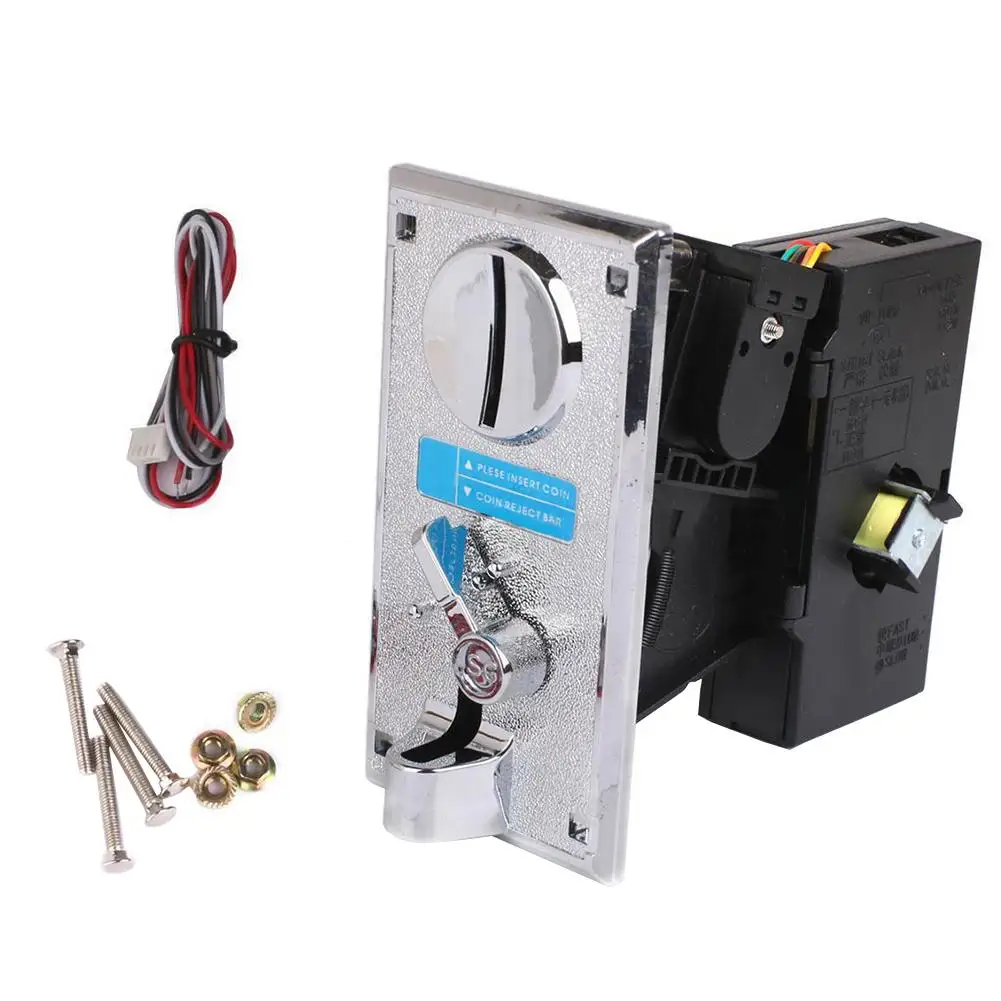 

Multi Coin Acceptor Electronic Roll Down Coin Electronic CPU Coin Acceptor Coin Selector Game Part for Arcade Vending Machine