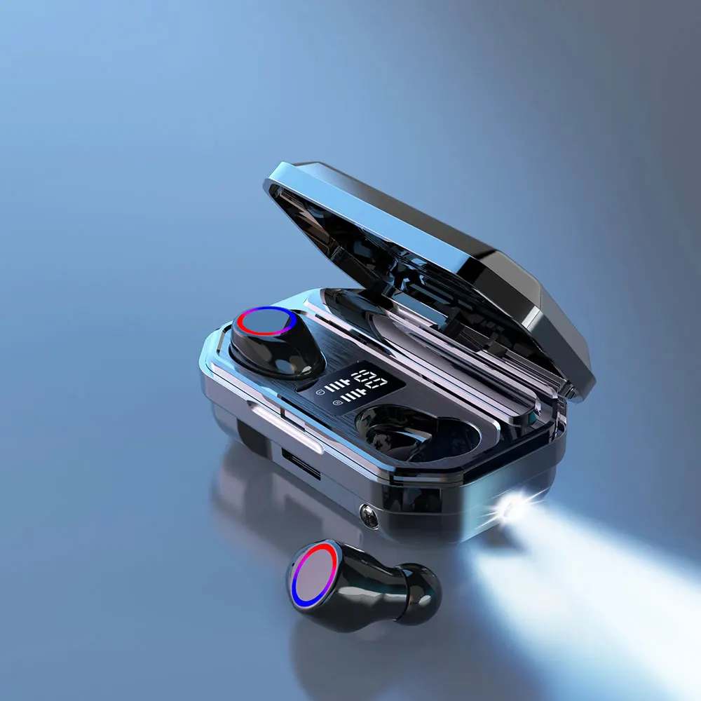 Наушники-вкладыши TWS Hi-Fi беспроводные Bluetooth-наушники светодиодный дисплеем
