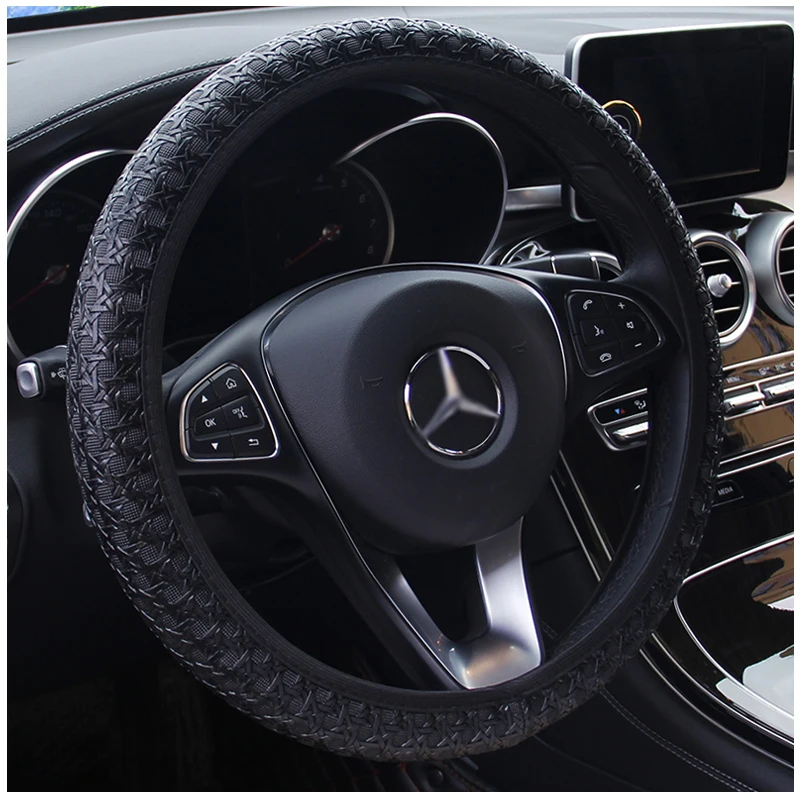 Car Steering Wheel Cover Universal Diameter 38cm Auto Covers Car-styling Decoration Interior Accessories YS5006 |