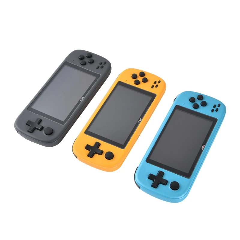 Портативная игровая консоль HX6A 4 3 дюймов 2000 игр поддержка FC/GB/GBA/MD/NES/SFC
