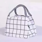 2021 в стиле ретро, деловой контейнер для хранения бенто, унисекс, обеденный контейнер, сумка, школьные сумки для еды, Ланч-бокс на молнии