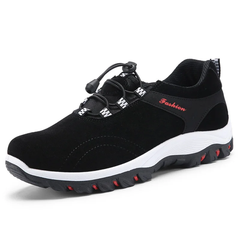 LAKESHI Men Shoes Man Sneakers Comfortable Casual Outdoor Flat Black Fashion Male Footwear | Обувь