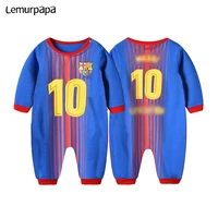 newborn baby football%c2%a0clothes%c2%a02021 autumn long%c2%a0sleeve romper onesie soccer%c2%a0no 10 infant boy girl%c2%a0costume outfit sport jumpsuits