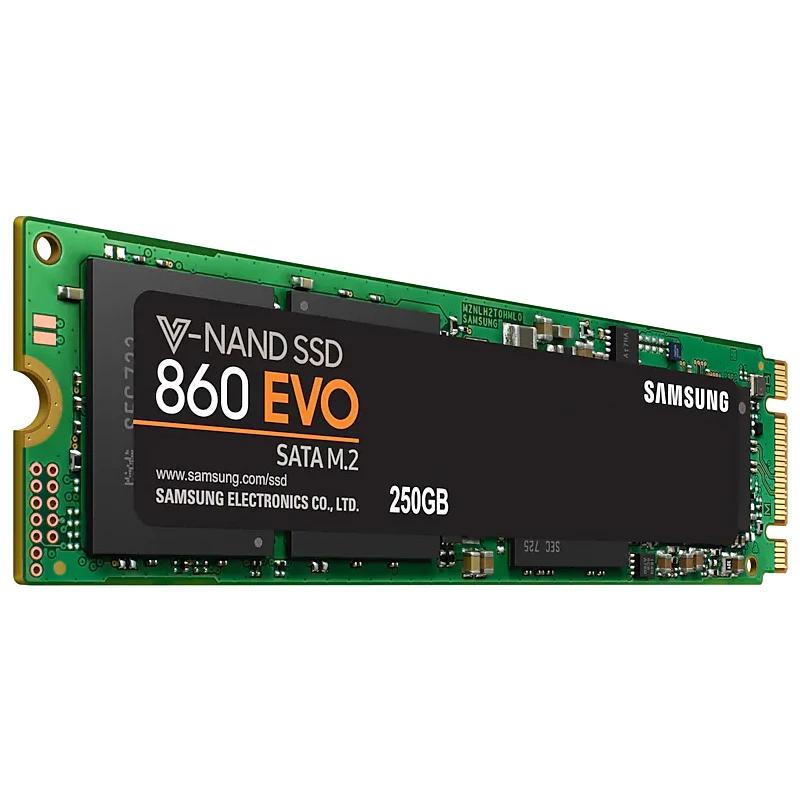 SAMSUNG SSD 860 EVO M.2 2280 SATA 250 ГБ 500 ГБ Внутренний твердотельный диск жесткий диск HDD M2 ноутбук Настольный ПК TLC PCLe M.2