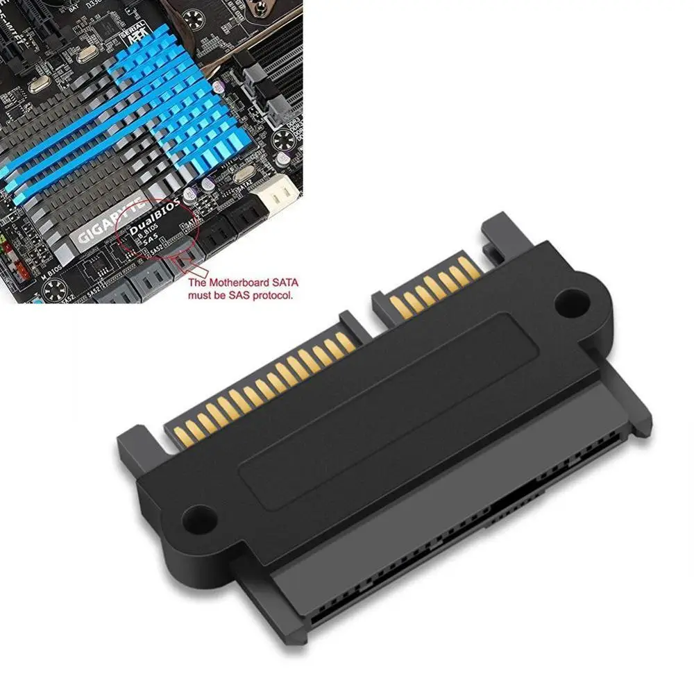 Профессиональный SFF-8482 SAS/SATA 180 градусов конвертер жесткого диска адаптер карт A8G8 |