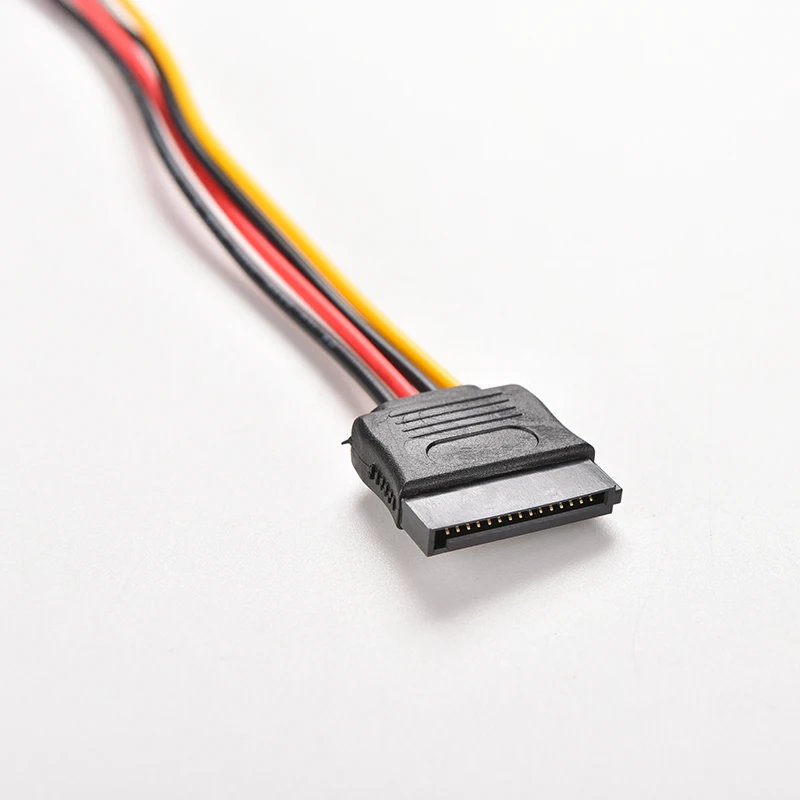 1/2pcs 20cm 15 Pin SATA Male to Female Adapter 15P Power Extension Cable Wire Cord 8 Inches Computer Connections | Компьютеры и офис
