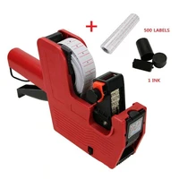 manual pricing marker machine tag gun tools pricing tag labeller with 5000pcs labels with ink refill accessories