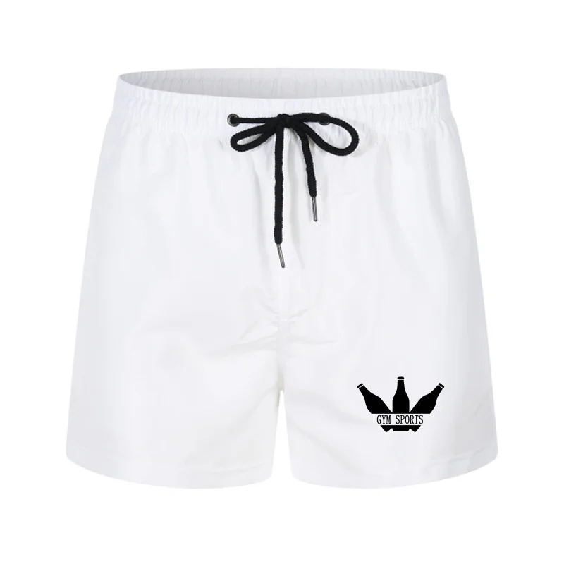 

2021 New Fitness Printing Quick-Drying Beach Shorts Men's Swimwear Men's Swimming Trunks Summer Bathing Beachwear Surfing Shorts