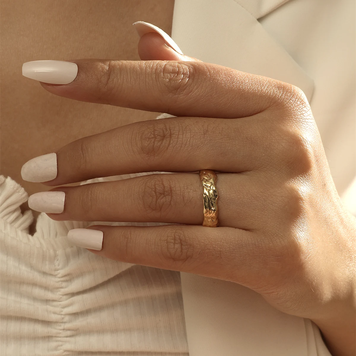 MOREDEAR 18KGP модное кольцо на цепочке для женщин